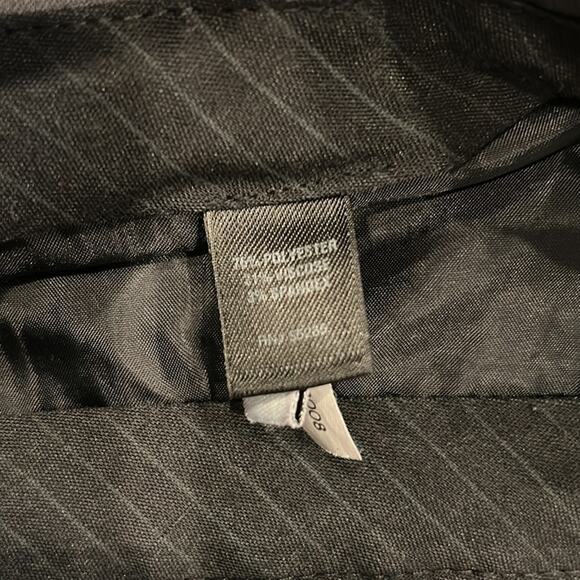 Express Editor Black/Grey Dot Trouser Pant Size 6 - Picture 7 of 7